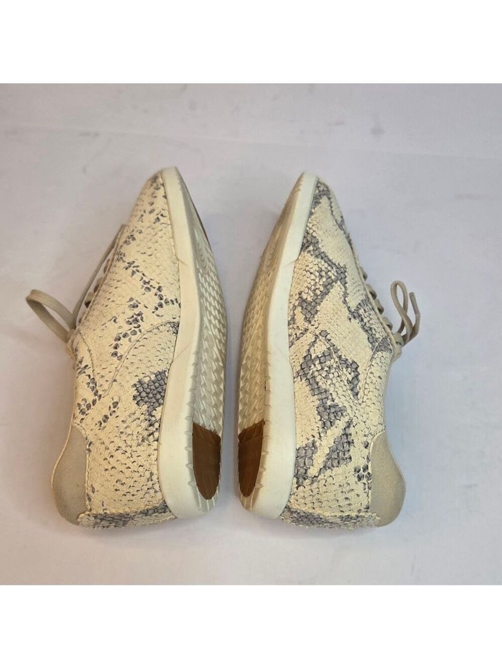 Cole Haan GrandPrø Snakeskin Sneakers Beige Gray Women's Size 8.5 - Picture 5 of 10